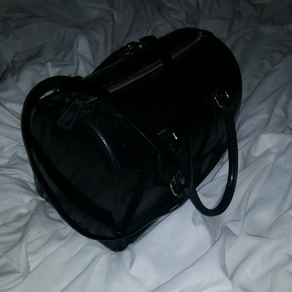Large Black Furla candy bag - Picture 3 of 3